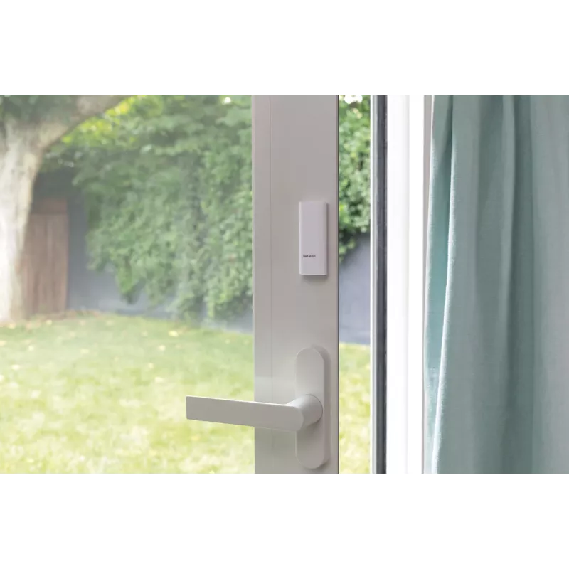 Tür-/Fenstersensor Netatmo DTG-EC kabellos wetterfest 3 V (2×AAA), Reichweite 80 m, weiß, Set mit 3 Stück