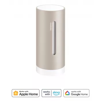 Digitale Wetterstation Netatmo NIM-S Sand — Innenthermometer, Hygrometer, Luftqualität, batteriebetrieben (AAA)