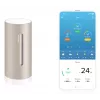 Digitale Wetterstation Netatmo NIM-S Sand — Innenthermometer, Hygrometer, Luftqualität, batteriebetrieben (AAA)