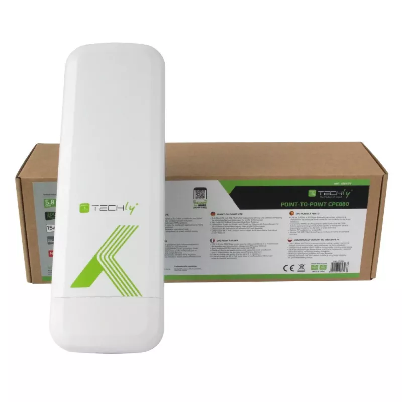Point-to-Point CPE Techly I-WL-CPE880 5,8 GHz Wi-Fi Standard