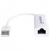 Manhattan USB-A Fast Ethernet Adapter, 10/100 Mbit/s Netzwerk, 480 Mbit/s (USB 2.0), Hi-Speed USB, RJ45, Weiß, drei Jahre Garantie