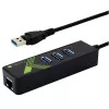 Techly IDATA USB-ETGIGA-3U2 Laptop-Dock/Port-Replikator USB 3.2 Gen 1 (3.1 Gen 1) Typ-A Schwarz