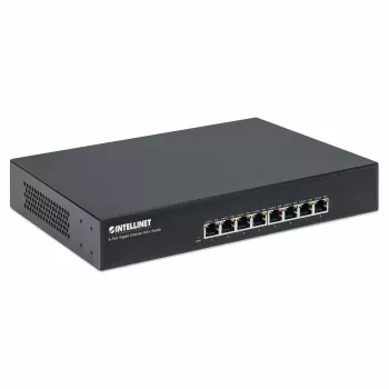 Intellinet 8-Port Gigabit Ethernet PoE+ Switch, 8 x PoE-Ports, IEEE 802.3at/af Power-over-Ethernet (PoE+/PoE), Endspan, Desktop, Box