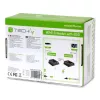 Techly IDATA EXT-E70POED AV-Extender AV-Sender & -Empfänger Schwarz