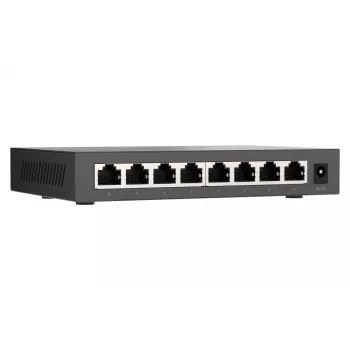 QNAP QSW-1108-8T-R2 Netzwerk-Switch Unmanaged 2.5G Ethernet (100/1000/2500) Desktop Schwarz