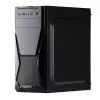 PC-Gehäuse Akyga AK13BK Micro Tower – ATX/Micro-ATX, 3×3,5-Zoll-Laufwerksschächte, 3×2,5-Zoll-Laufwerksschächte, oberes Netzteil, USB 3.2 Gen1×2, max. GPU 385 mm, schwarz