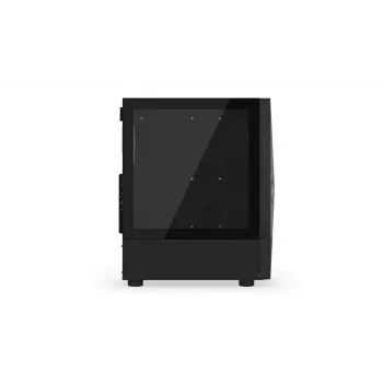 PC-Gehäuse KRUX VAKO KRX0132 ATX schwarz — gehärtetes Glas, RGB, unterstützt Mini‑ATX, GPU bis zu 31 cm, CPU-Kühler bis zu 15,9 cm