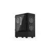 PC-Gehäuse KRUX VAKO KRX0132 ATX schwarz — gehärtetes Glas, RGB, unterstützt Mini‑ATX, GPU bis zu 31 cm, CPU-Kühler bis zu 15,9 cm