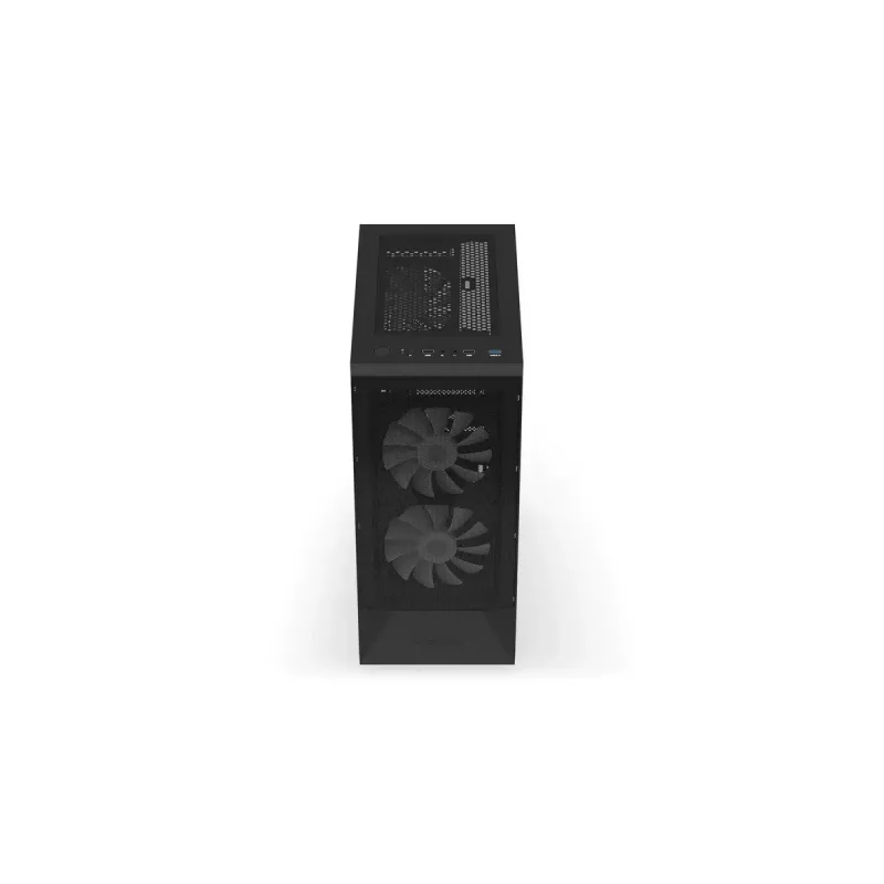 PC-Gehäuse KRUX VAKO KRX0132 ATX schwarz — gehärtetes Glas, RGB, unterstützt Mini‑ATX, GPU bis zu 31 cm, CPU-Kühler bis zu 15,9 cm