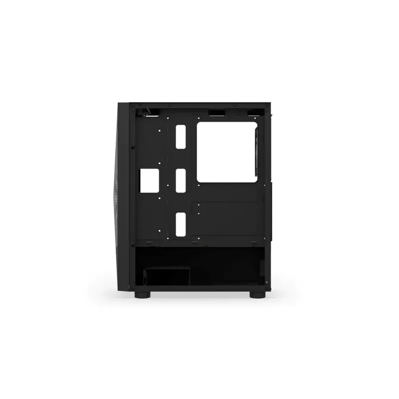 PC-Gehäuse KRUX VAKO KRX0132 ATX schwarz — gehärtetes Glas, RGB, unterstützt Mini‑ATX, GPU bis zu 31 cm, CPU-Kühler bis zu 15,9 cm
