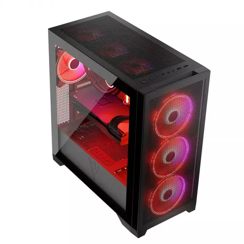 Modecom Volcano Expanse S Apex ARGB Midi-Gehäuse, Schwarz