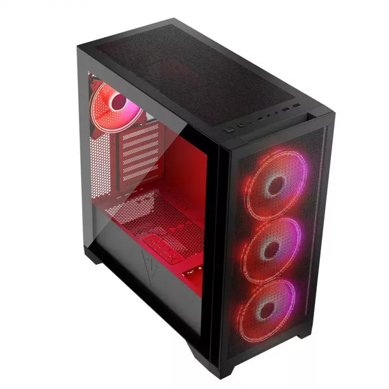 Modecom Volcano Expanse S Apex ARGB Midi-Gehäuse, Schwarz