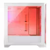 PC-Gehäuse MODECOM VOLCANO EXPANSE S APEX ARGB Midi Tower Weiß — gehärtetes Glas, ARGB, unterstützt micro ATX, GPU bis zu 430 mm