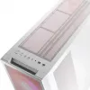 PC-Gehäuse MODECOM VOLCANO EXPANSE S APEX ARGB Midi Tower Weiß — gehärtetes Glas, ARGB, unterstützt micro ATX, GPU bis zu 430 mm