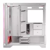 PC-Gehäuse MODECOM VOLCANO EXPANSE S APEX ARGB Midi Tower Weiß — gehärtetes Glas, ARGB, unterstützt micro ATX, GPU bis zu 430 mm