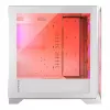 PC-Gehäuse MODECOM VOLCANO EXPANSE T APEX ARGB MIDI Weiß — gehärtetes Glas, ARGB, USB-C, unterstützt micro-ATX, GPU bis 430 mm