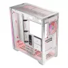 PC-Gehäuse MODECOM VOLCANO EXPANSE T APEX ARGB MIDI Weiß — gehärtetes Glas, ARGB, USB-C, unterstützt micro-ATX, GPU bis 430 mm