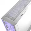PC-Gehäuse MODECOM Volcano Perun Apex ARGB weiß — Midi Tower, gehärtetes Glas, ARGB, USB-C, unterstützt micro ATX, GPU bis 39 cm