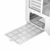 PC-Gehäuse MODECOM Volcano Perun Apex ARGB weiß — Midi Tower, gehärtetes Glas, ARGB, USB-C, unterstützt micro ATX, GPU bis 39 cm