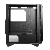 MSI MPG GUNGNIR 110R Mid Tower Gaming Computer Case Schwarz, USB 3.2 Gen2 Type C, 4x 120mm ARGB Fan, Mystic Light Sync, 1 to 6 ARGB Control board, 2x Tempered Glass Panels, ATX, mATX, mini-ITX