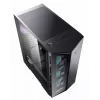 MSI MPG GUNGNIR 110R Mid Tower Gaming Computer Case Schwarz, USB 3.2 Gen2 Type C, 4x 120mm ARGB Fan, Mystic Light Sync, 1 to 6 ARGB Control board, 2x Tempered Glass Panels, ATX, mATX, mini-ITX