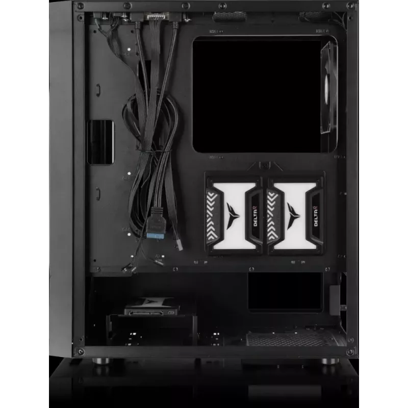 PC-Gehäuse Versa XM1 Schwarz Stahl 120mm Lüfter USB3.0 - schwarz