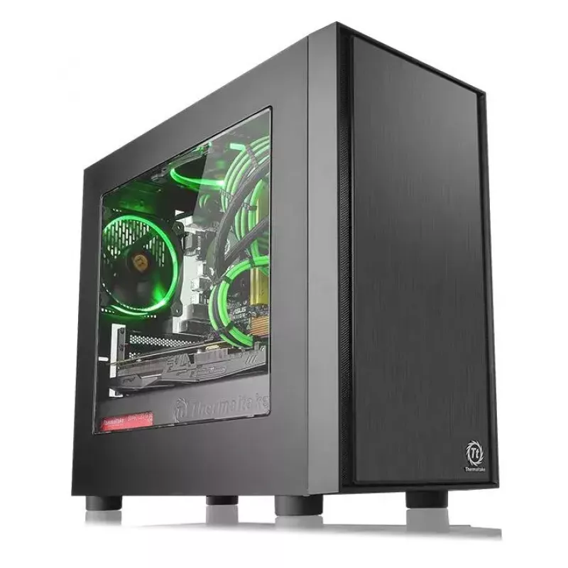PC-Gehäuse Thermaltake Versa H17 Window Micro Tower Schwarz