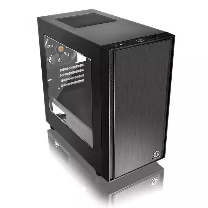PC-Gehäuse Thermaltake Versa H17 Window Micro Tower Schwarz