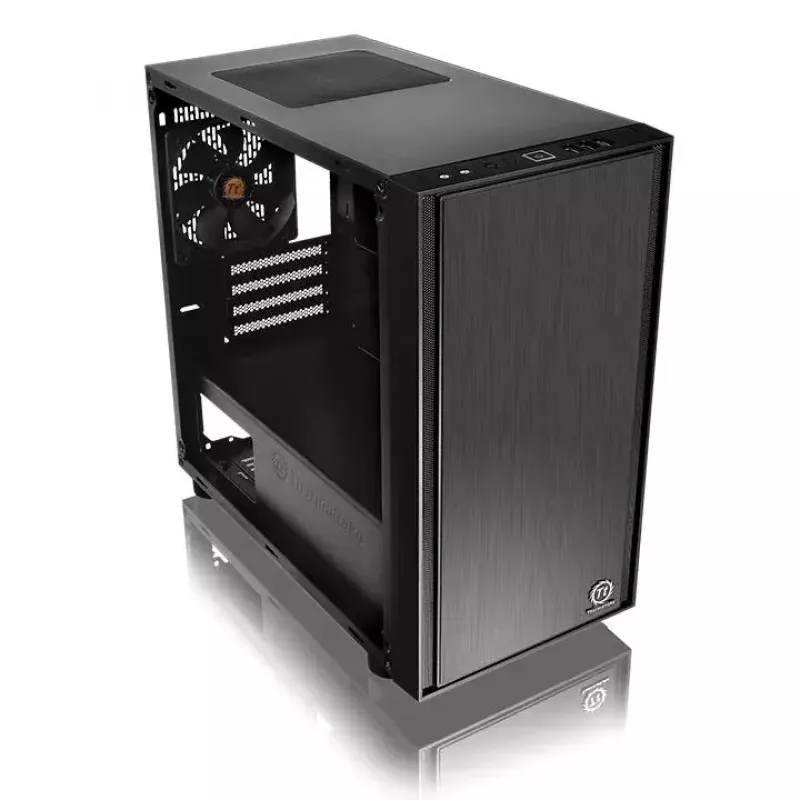PC-Gehäuse Thermaltake Versa H17 Window Micro Tower Schwarz