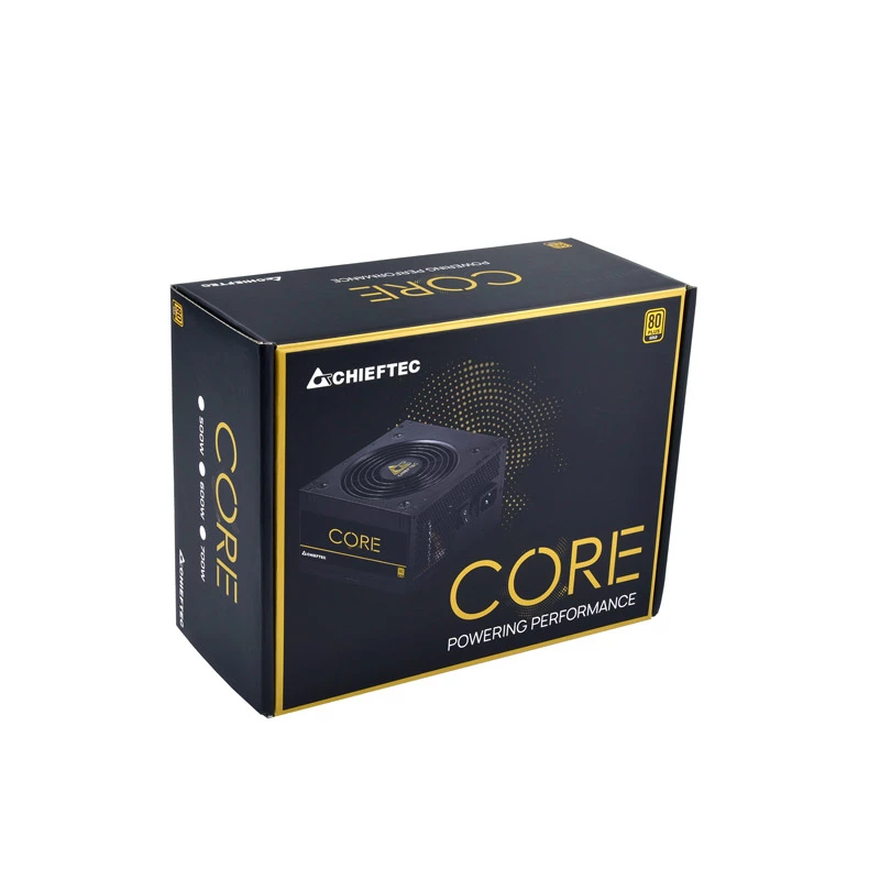 Chieftec Core BBS-500S Netzteil 500 W 24-Pin ATX PS/2 Schwarz