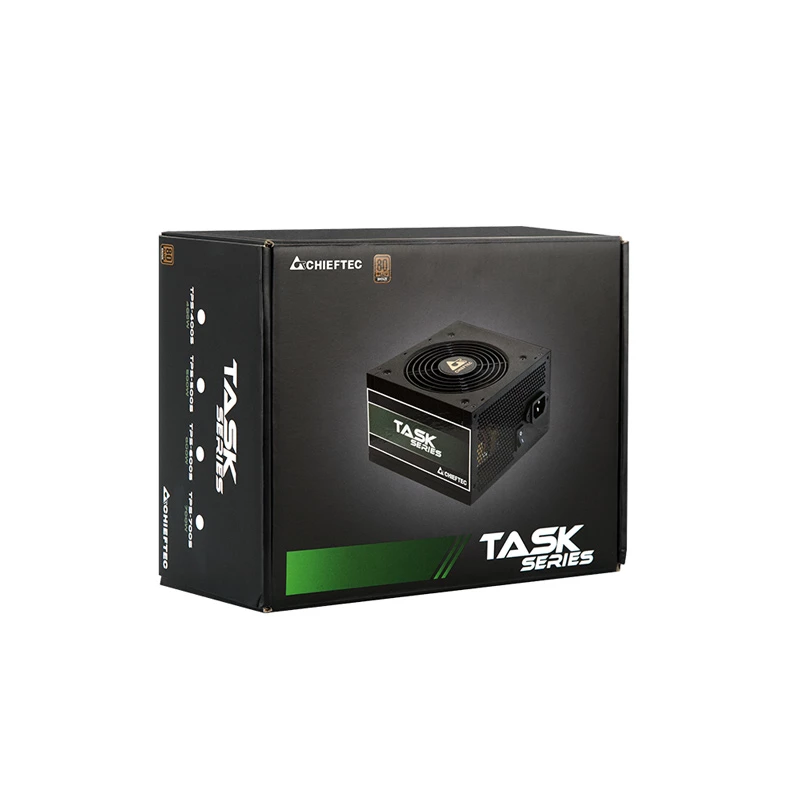 Chieftec Task TPS-500S Netzteil 500 W 24-Pin ATX ATX Schwarz