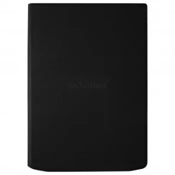 Flip-Case für PocketBook 7,8-Zoll E-Book-Reader – HN-FP-PU-743G-RB-WW, Magnetverschluss, schwarz