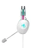 ASUS TUF Gaming H1 Gen II Hatsune Miku Edition Headset Kabelgebunden Kopfband USB Typ-A Rosa, Türkis, Weiß