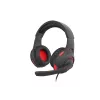 GENESIS Radon 210 Headset Kabelgebundenes Gaming-Headset mit Kopfbügel USB Type-A Schwarz, Rot