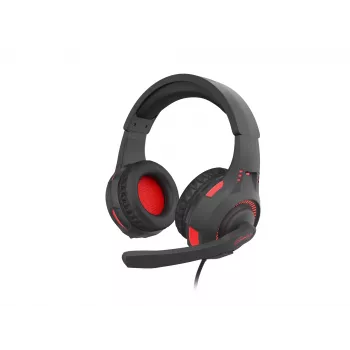 GENESIS Radon 210 Headset Kabelgebundenes Gaming-Headset mit Kopfbügel USB Type-A Schwarz, Rot