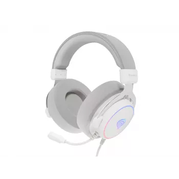GENESIS Neon 764 Headset Kabelgebundenes Gaming-Headset mit Kopfbügel USB Typ-A Weiß