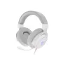GENESIS Neon 764 Headset Kabelgebundenes Gaming-Headset mit Kopfbügel USB Typ-A Weiß