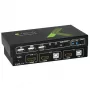 Techly 2x1 USB HDMI 4Kx2K IDATA KVM-HDMI2U KVM-Switch Schwarz