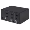 KVM Switch Manhattan 2-Port 4K HDMI USB Audio Steuerung von 2 Computern