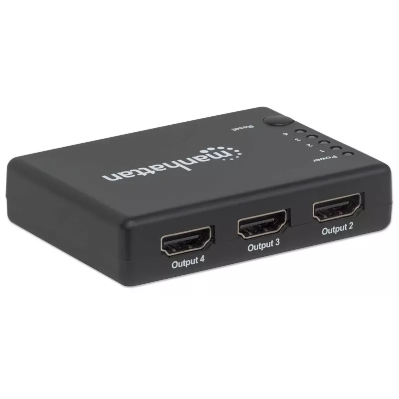 HDMI Splitter Manhattan 4-Port Compact