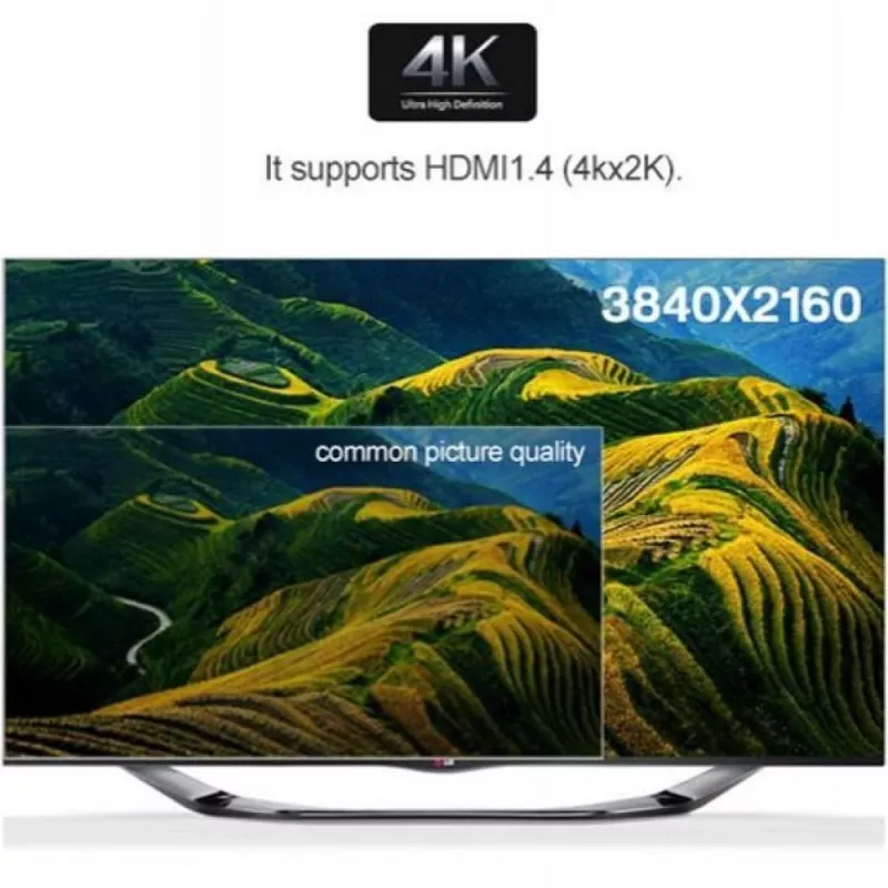 Techly Splitter HDMI 2.0 4K UHD 3D 8-fach, HDMI, 8x HDMI, 3840 x 2160 Pixel, Schwarz, Aluminium, 4K Ultra HD