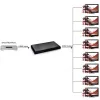 Techly Splitter HDMI 2.0 4K UHD 3D 8-fach, HDMI, 8x HDMI, 3840 x 2160 Pixel, Schwarz, Aluminium, 4K Ultra HD