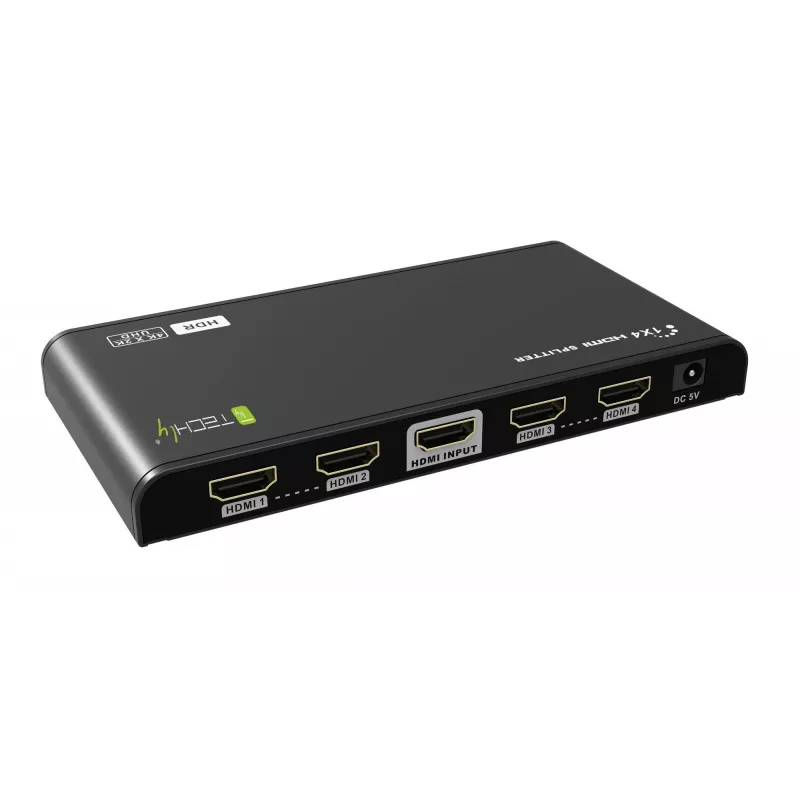 Techly IDATA HDMI2-4K4HDR Video-Splitter HDMI 4x HDMI