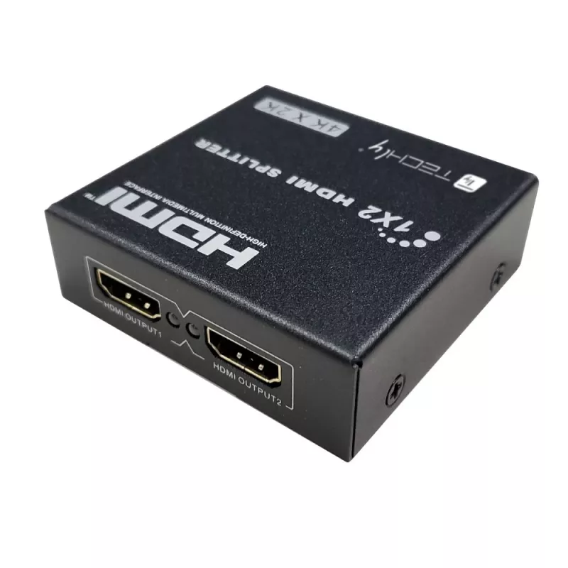 Video Splitter Techly IDATA HDMI-4K230 2x HDMI 3840x2160 Schwarz