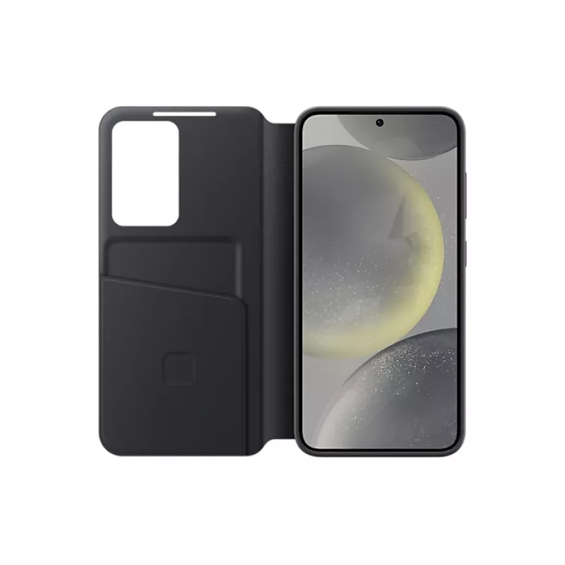 Wallet-Hülle Samsung Galaxy S24 Schwarz 6,2 Zoll 1 Kartenfach