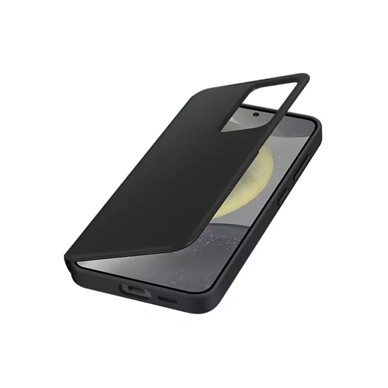 Wallet-Hülle Samsung Galaxy S24 Schwarz 6,2 Zoll 1 Kartenfach