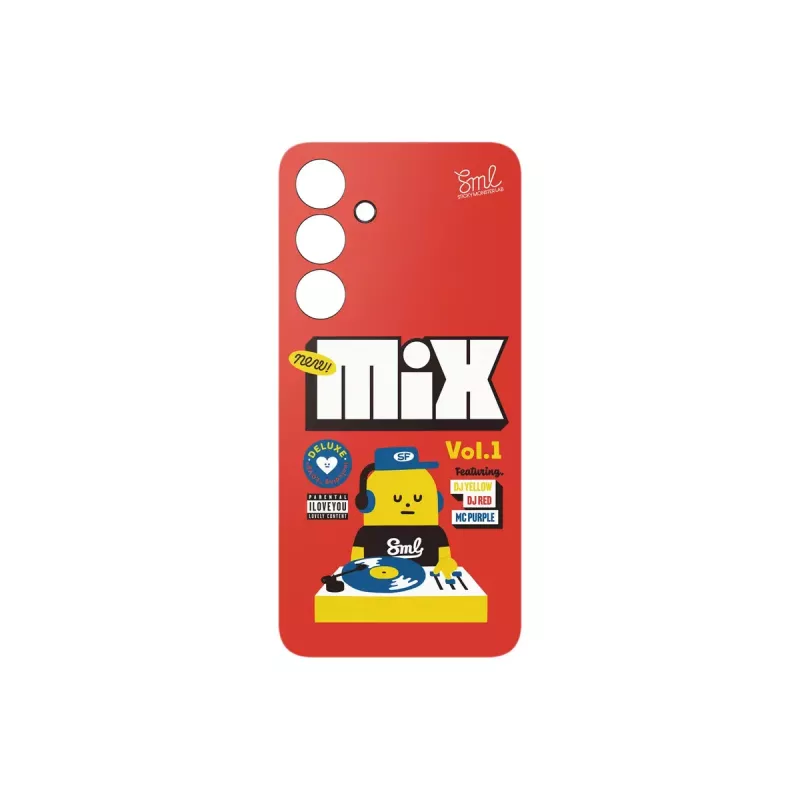 Cover Samsung Sticky Monster Lab Flipsuit Case für S24 FE Rot