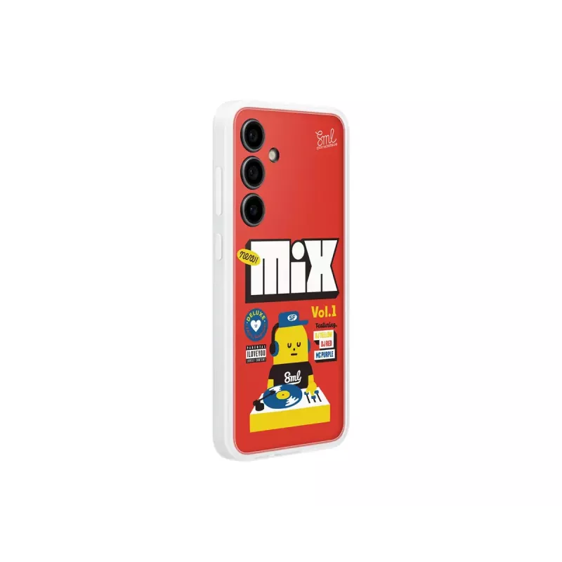 Cover Samsung Sticky Monster Lab Flipsuit Case für S24 FE Rot
