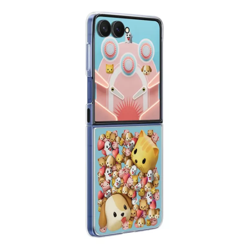 Cover Samsung Galaxy Z Flip7 Transparent Monochromatisch