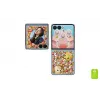 Cover Samsung Galaxy Z Flip7 Transparent Monochromatisch
